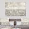 Designart - Gray Abstract Watercolor - Contemporary Gallery-wrapped Canvas